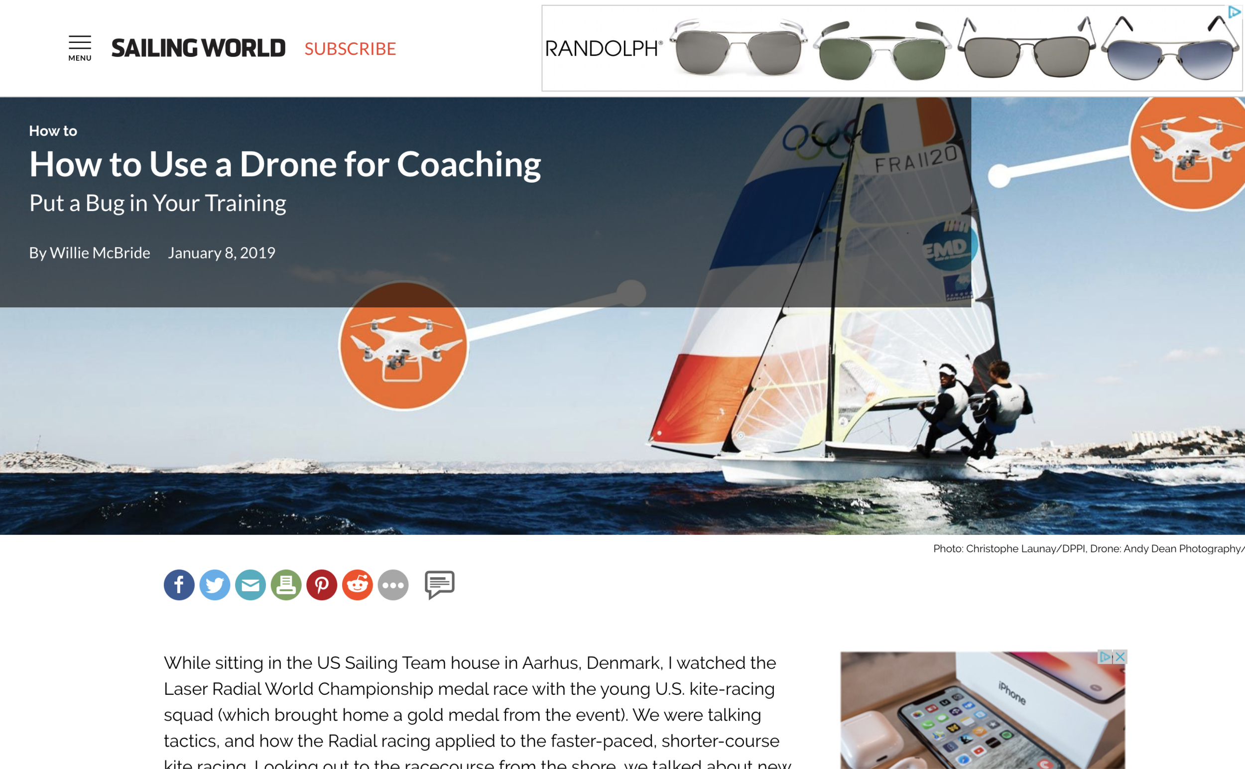 Sailing World: Go Fly A Drone